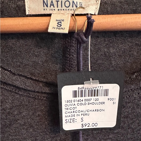 NWT~Nation LTD. Cold Shoulder Shirt - Picture 10 of 10